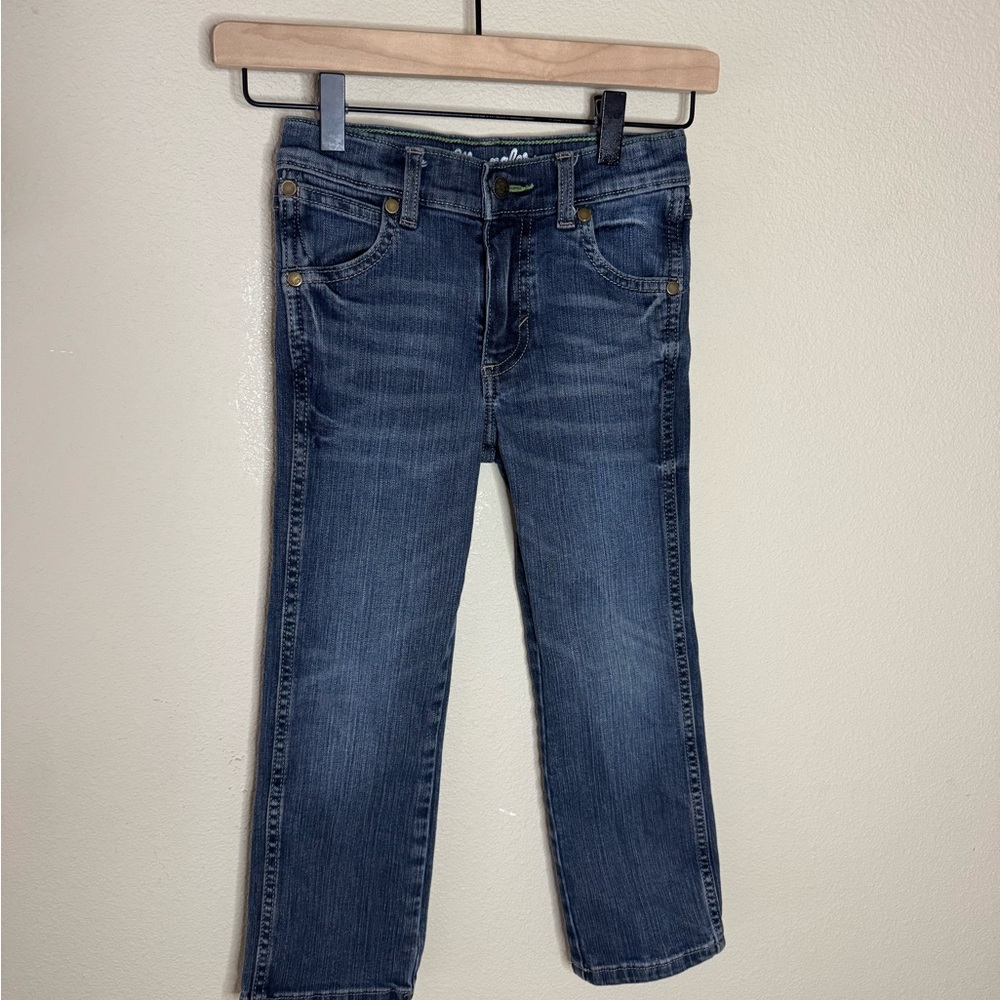 Wrangler Kids Jeans Size 6 Blue Denim Straight Leg